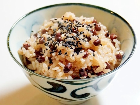 炊飯器でもふっくらもちもち!赤飯(おこわ)